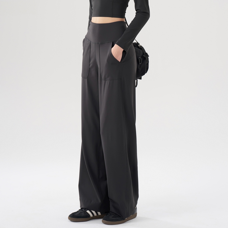 Lulunofvmo Tummy Control Loose Fit Slimming Pilates Training Pants High Waist Wide Leg Fitness Yoga Pants for Women Lulunofvmo Tummy Control Loose Fit Slimming Pilates Training Pants High Waist Wide Leg Fitness Yoga Pants for Women