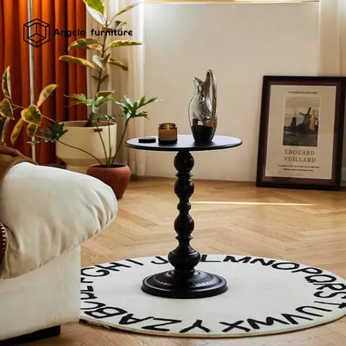Анджело ретро края диван гостиной балкон легкие роскошные маленькие кофейные столики творческий прикроватный шкаф Уголка несколько Железного Арта Маленький Круглый Стол