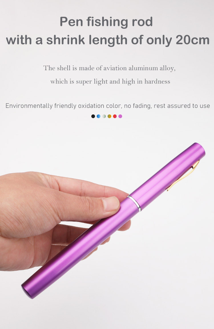Море удочкой 1米新款钢笔钓鱼竿配xm100迷你金属纺车轮跨境爆款亚马h4