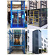 Lifting platform freight elevator guide rail type factory warehouse double-track electro-hydraulic 2 tons 5 tons anti-falling car lifting machine