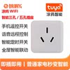 Tuya Wifi Smart Socket Remote Control Power Statistics Timer Switch Water Heater Air Conditioner Electric Kettle Plug
