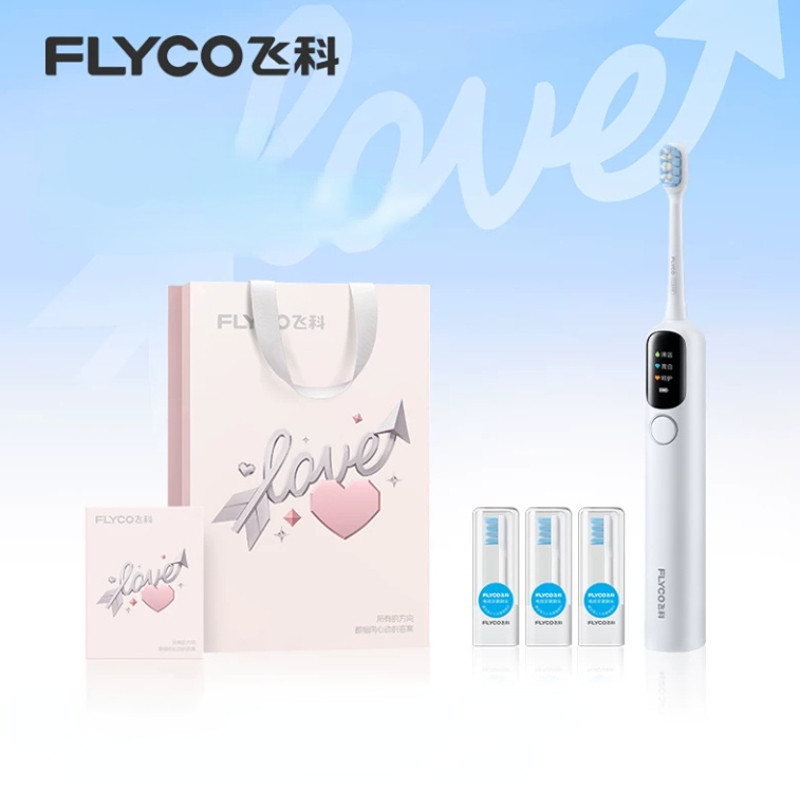 【扫振一体，洁齿倍加】飞科扫振电动牙刷