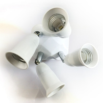 E27 E40 to 4E27 E14 GU10 universal conversion lamp holder