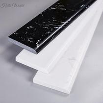 Minimalist narrow edge artificial marble door frame door cover balcony living room pass window frame window cover window sill board edge line