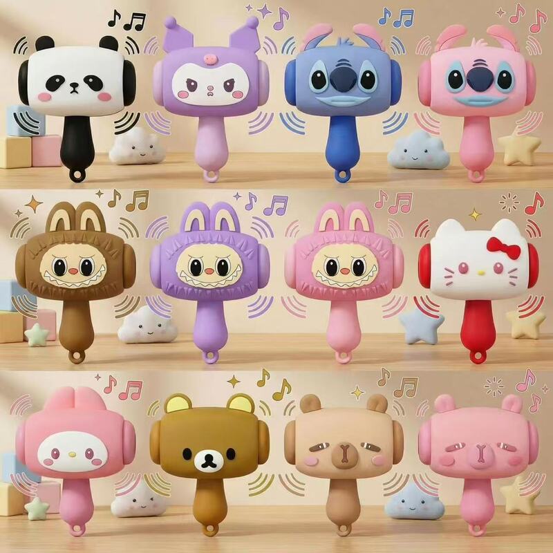 Silicone Sanrio Hammer Keychain Creative Shaking Sound-Making Pendant Cartoon Cute Stress-Relief Backpack Decoration Toy Silicone Sanrio Hammer Keychain Creative Shaking Sound-Making Pendant Cartoon Cute Stress-Relief Backpack Decoration Toy