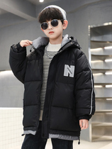 Bosideng ͌ co-branded boys cotton-padded clothing winter medium-sized childrens boys winter clothing thickened cotton-padded clothing down cotton-padded jacket