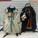 Зеленая ракетка, вместительный и большой нейлоновый школьный рюкзак для путешествий, Южная Корея, коллекция 2023