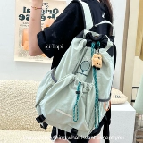 Зеленая ракетка, вместительный и большой нейлоновый школьный рюкзак для путешествий, Южная Корея, коллекция 2023