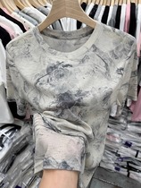 Landscape dizzy printing thin short sleeve T shirt in 2024 summer new gas shirt tide