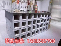 Internet celebrity double-sided hollow brick decorative partition clear soil hollow porous square hole cement brick art cement component