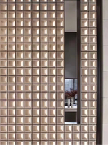 Cement hollow brick art porous construction brick double-sided foam ceramic component internet celebrity decorative partition background wall