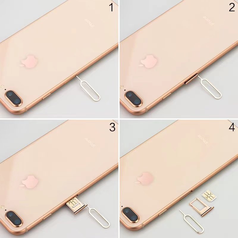 Mobile Phone Sim Card Ejector Pin Suitable for Apple, Vivo, Xiaomi, Oppo, Samsung Sim Card Ejector Pin iPhone Opening Pin