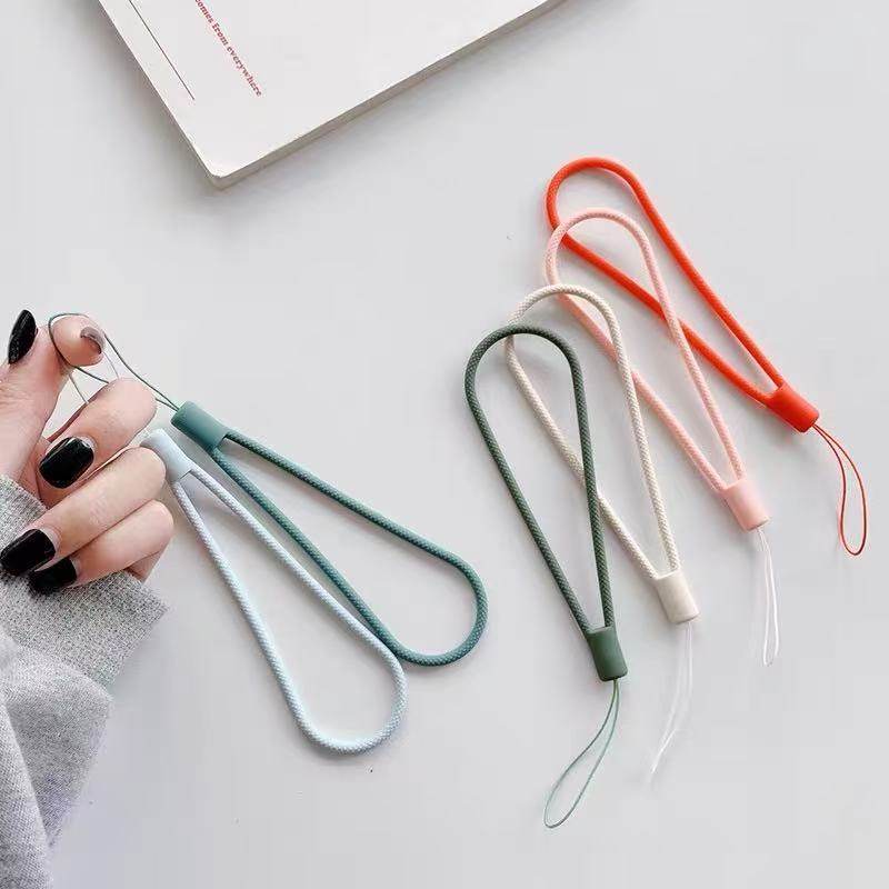 Short Liquid Silicone Phone Lanyard Keychain Strap, Anti-Drop Universal Phone Case Wrist Strap, Durable Hanging Chain