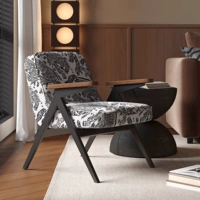 Среднекваренный отель Fengye B & B гостиная B & B Retro Green Art Designer Solid Wood Leisure Одиночный диван