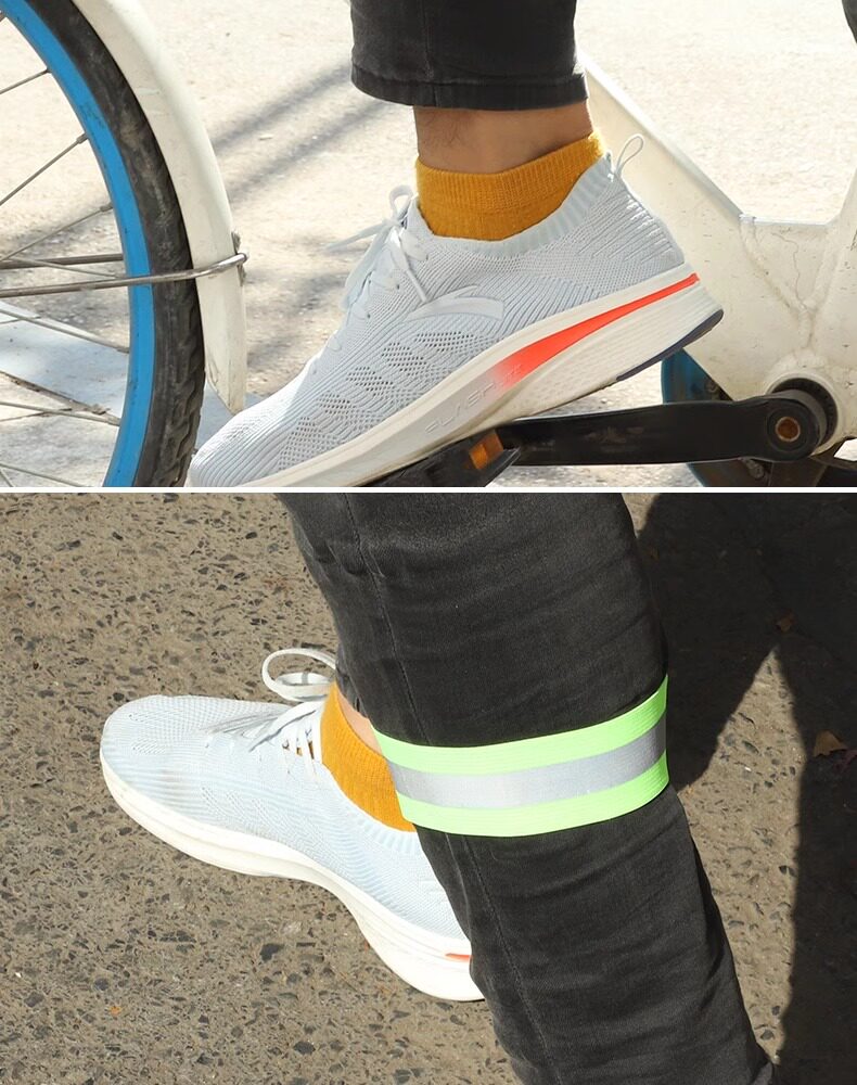 西骑者骑行绑腿带自行车反光束裤带绑裤脚束扎束腿带跑步卷裤腿详情13