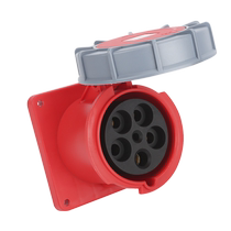 IP67 waterproof industrial plug 63A125A docking connector 3-core 4-wire 5-hole three-phase high-power aviation socket