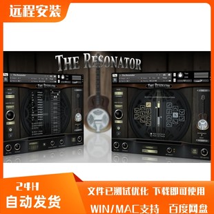The Resonator ブルーグラス スライド バンジョー カントリー ギタートーン KONTAKT 音源 1.8g