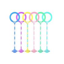 Jump ball retractable bounce ball childrens toy flash jump adult fitness swing ball set foot ring yo-yo