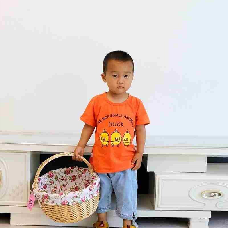 Wicker, bamboo handcuff basket collection basket shopping basket knitting flower basket large field picnic basket