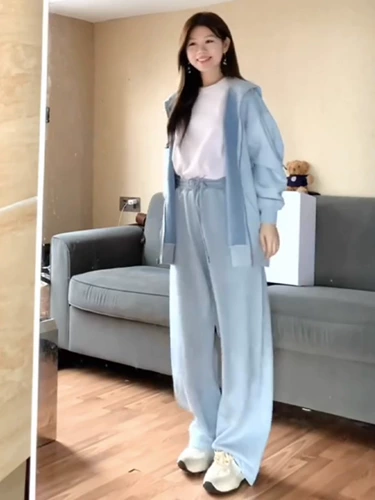 Осенний спортивный костюм, комплект, цветная толстовка, штаны для школьников