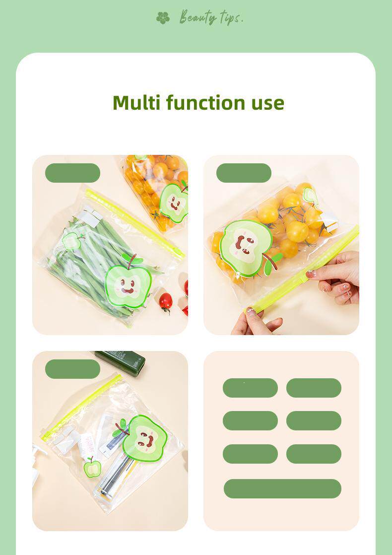 товар из китая reusable zip lock bag food grade transparent storage bag wit 0431