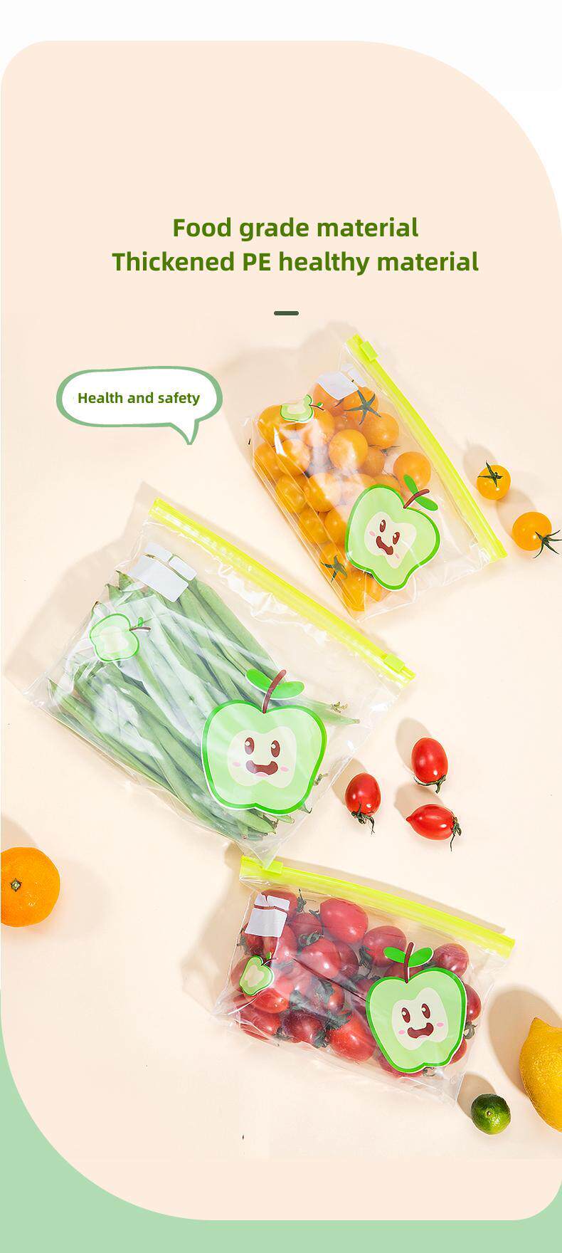 товар из китая reusable zip lock bag food grade transparent storage bag wit 0431