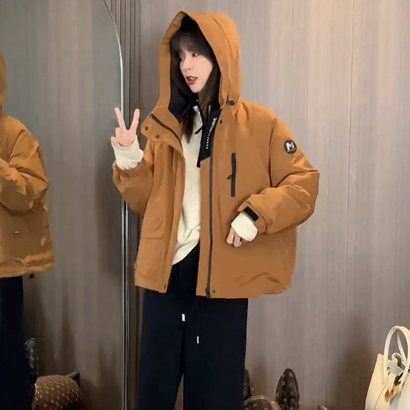 Демисезонная куртка с капюшоном, oversize, для подростков