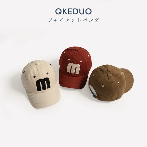 Детская ретро кепка, модная бейсболка для мальчиков, универсальная шапка, летняя солнцезащитная шляпа, с вышивкой, в корейском стиле