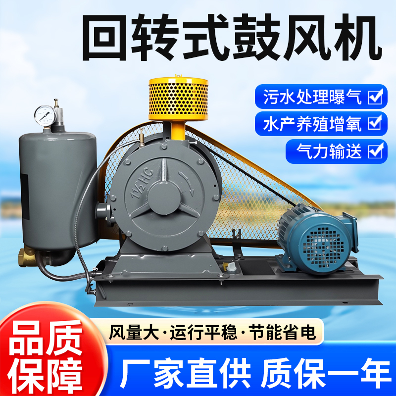 Rotary Blower for Sewage and Wastewater Treatment, Aeration and Oxygenation, Same Model as Bai Shide Hc Blower, Low Noise