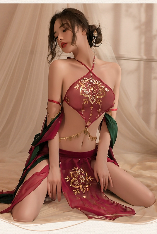 Đồ lót vui nhộn của cặp đôi, bộ đồ ngủ Hanfu, xu hướng quốc gia, phong cách cổ xưa, ren thời nhà Tống, phong cách nữ, cosplay phong cách Đôn Hoàng