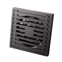 Dongwo Baihan stainless steel floor drain gun gray all-copper floor drain core shower room sewer large-displacement anti-odor artifact