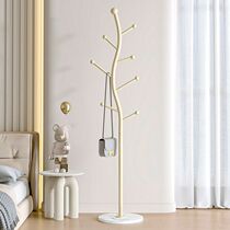 Xiaoyun Cream Wind Coat Rack Floor-standing Clothes Rack Simple Home Floor-standing Room Indoor Clothes Storage Rack