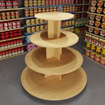 Dongwoweiwei shoe store display rack toy rack shelf oval pile shelf red wine display cabinet mother and baby store