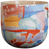 Juhan Matisse ceramic flowerpot medium artistic creative living room succulent orchid pothos pot retro pottery pot