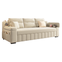 Baiying Sofa Bed Technology Velvet Telescopic Folding Sofa Bed Dual-Purpose Sofa Bed Small Apartment Living Room