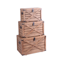 (Self-operated by Juran Home) You can live in French country storage box sundry storage box set wooden storage box