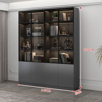 Joint cabinet modern minimalist glass door wine cabinet floor-standing integrated bookcase storage cabinet home multi-function display cabinet