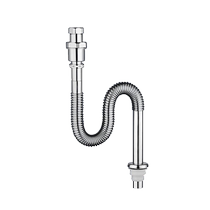 Submarine stainless steel washbasin drain pipe washbasin pool basin deodorant drain pipe hose drain fittings