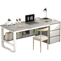Dongwo Aixing computer desk desk bookshelf drawer combination simple writing desk out of the house desk student study desk