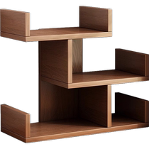 Dongwo Yijia wooden bookshelf desktop desk storage rack student home desk bookcase bedroom simple shelf