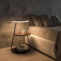 Joint cabinet creative bedroom floor lamp wireless charging living room shelf coffee table lamp design bedside table next to sofa