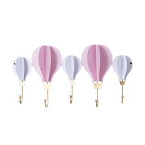 (Self-operated by Juran Home) You can live in a minimalist hot air balloon five-link hook cute wall hanging bathroom entrance hook