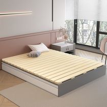 Depinman solid wood bed board moisture-proof row frame tatami breathable folding board waist guard hard bed board roll mattress frame