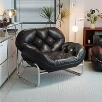 Dongwo powerful lazy sofa home lunch break living room leisure single sofa chair small apartment balcony mid-century style