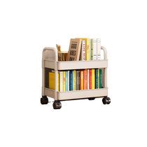 Dongwo Yijia wooden under-table storage rack floor-to-ceiling bookshelf snack cart bathroom removable gap storage cabinet storage