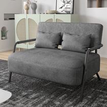 Dongwofuli fabric sofa small apartment double living room bedroom internet celebrity clothing store Nordic simple modern sofa