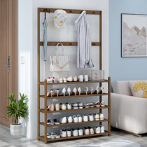 Door Hall Shoe Rack Simple Doorway Home Hanging Clothes Hanger Indoor dormitory Containing Multilayer Dust Resistant Floor Clothe and Taiyuan