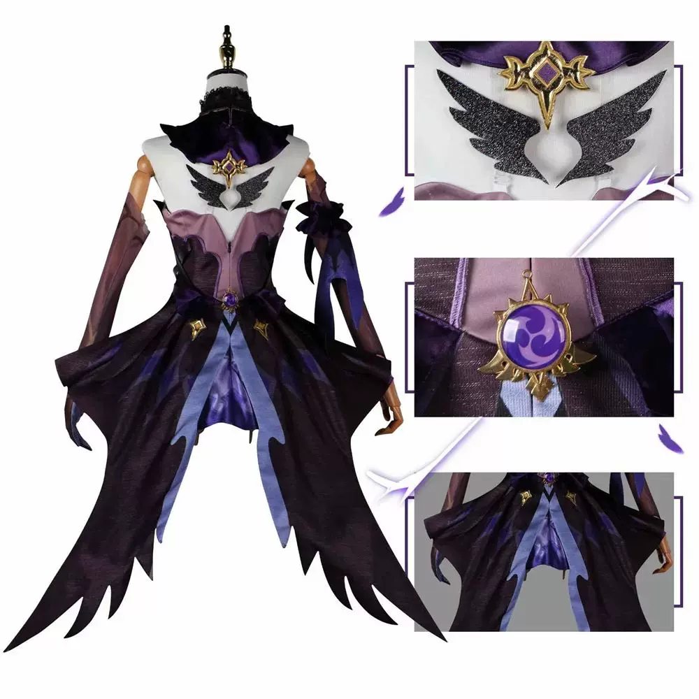 Косплей костюм на Хэллоуин для женщин FISCHL COSPLAY GAME COSPLAY COSTume