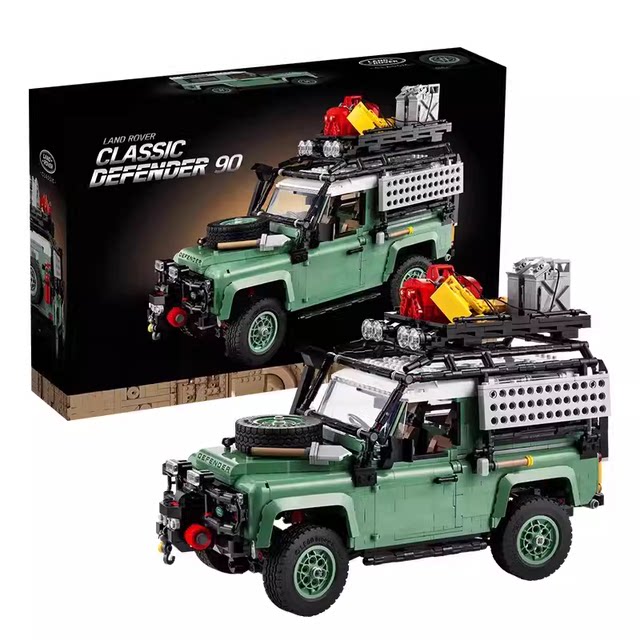 Land Rover Defender 90 Off-Road Vehicle Jeep 10317 Car Difficult Boy Large Assembled Educational Building Block Toy