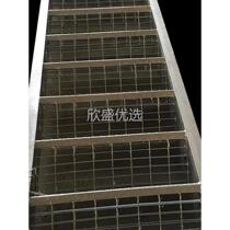 Hot-dip galvanized stair tread plate steel structure stair tread grating plate steel steel ladder steel grating step steel grating plate